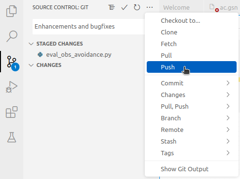 CAID Modify Eval Obs Avoidance Py File Push