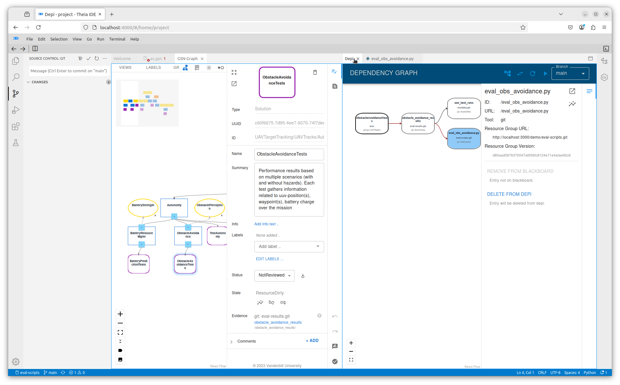 CAID Dependency Graph Eval Obs Avoidance Dirty