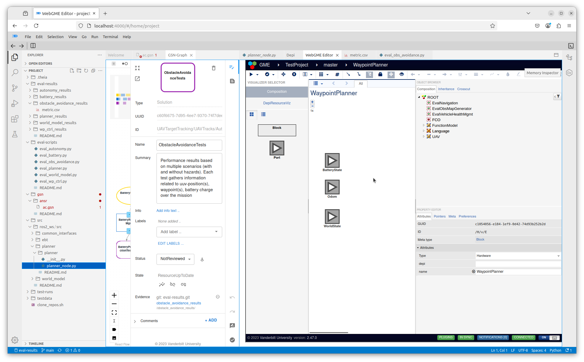 CAID WebGME Waypoint Planner Component