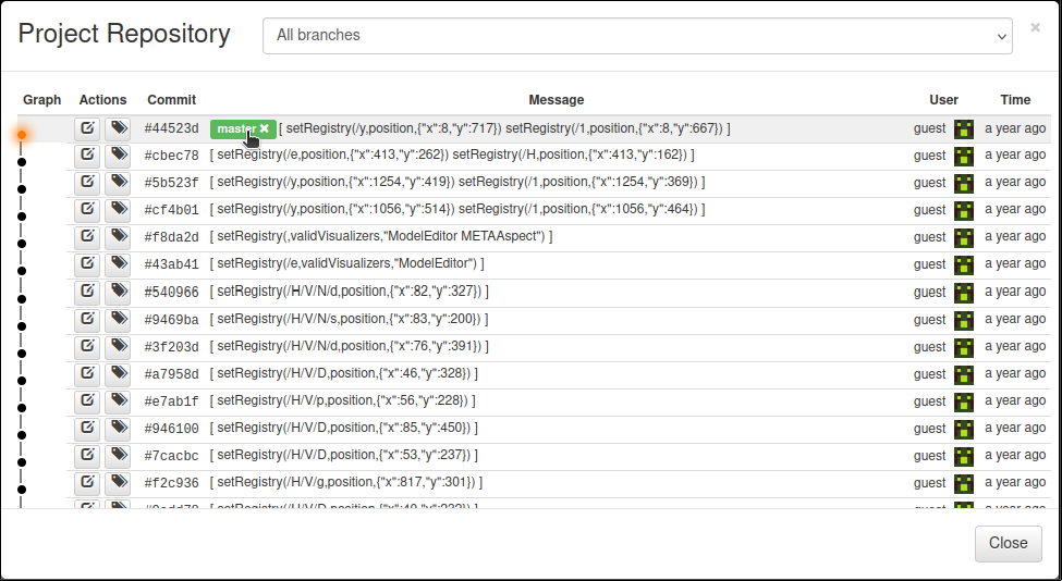 CAID WebGME Select Master Branch